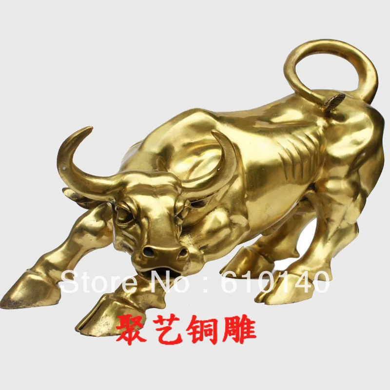 Copper cattle decoration extra large cattle bull crafts Bronze statue copper