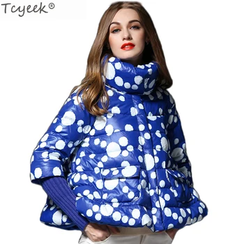 Tcyeek Jackets For Women Parka 2020 90% White Duck Down European Warm Ladies' Cloak Printing black down jacket Overcoat LX1328
Tcyeek Jackets For Women Parka 2020 90% White Duck Down European Warm Ladies' Cloak Printing black down jacket Overcoat LX1328