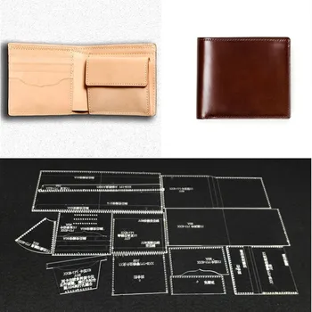 1 Set Handmamde Wallet Acrylic Template Leather Pattern Diy Hobby Leathercraft Sewing Pattern Stencils 110x95x20mm
1 Set Handmamde Wallet Acrylic Template Leather Pattern Diy Hobby Leathercraft Sewing Pattern Stencils 110x95x20mm