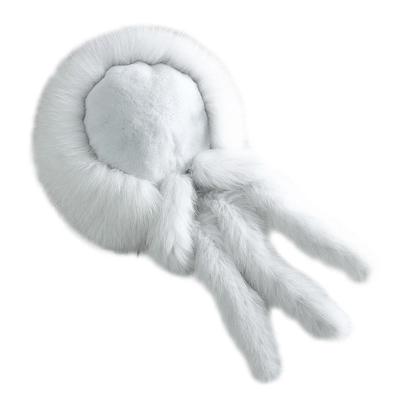 Women Genuine Fox Fur Hats Caps Female Bomber Hat Trendy Winter Scarf Hat for Russian Women Real fox Fur Hat
Women Genuine Fox Fur Hats Caps Female Bomber Hat Trendy Winter Scarf Hat for Russian Women Real fox Fur Hat