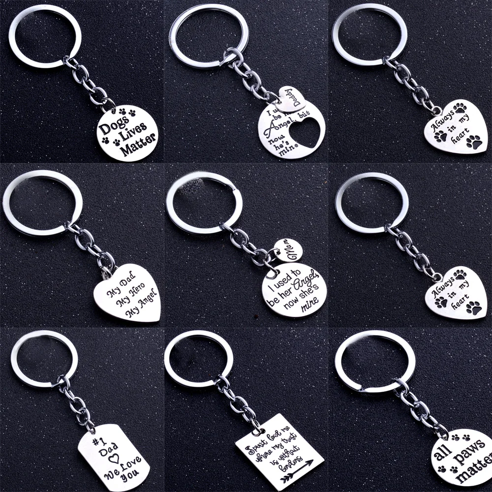 Брелок для ключей с надписью Love Heart | Украшения и аксессуары