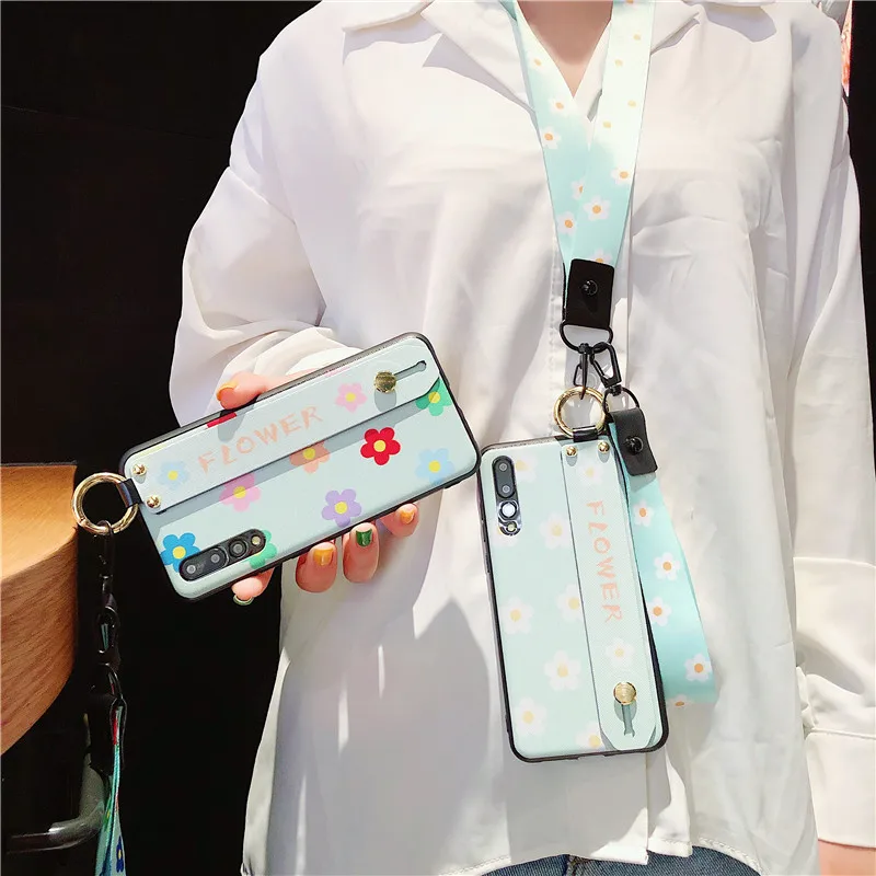 Flower wrist strap lanyard phone case for huawei P30 P20 pro mate 20 pro 20x nova 4 3 3i 3e 2s honor 10 lite 8x ring holder case
Flower wrist strap lanyard phone case for huawei P30 P20 pro mate 20 pro 20x nova 4 3 3i 3e 2s honor 10 lite 8x ring holder case