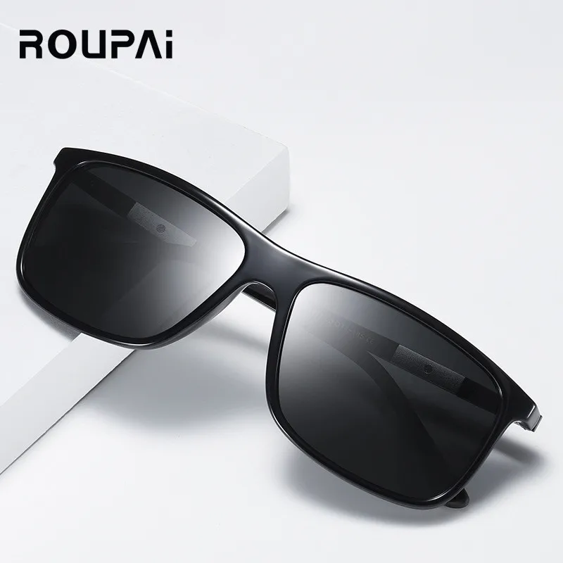 ROUPAI sunglasses men Vintage Polarized retro uv400 driving summer shades sun glasses brand designer gafas de sol hombre oculos |