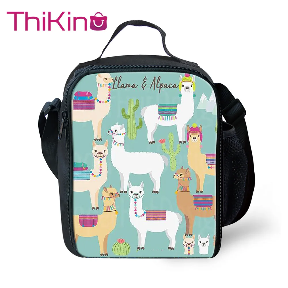 Thikin Cartoon Alpaca Pattern Lunch Bags for Girls Boys Fashion Portable Cooler Box Students Cartoon Pattern Tote Picnic Pouch
Thikin Cartoon Alpaca Pattern Lunch Bags for Girls Boys Fashion Portable Cooler Box Students Cartoon Pattern Tote Picnic Pouch