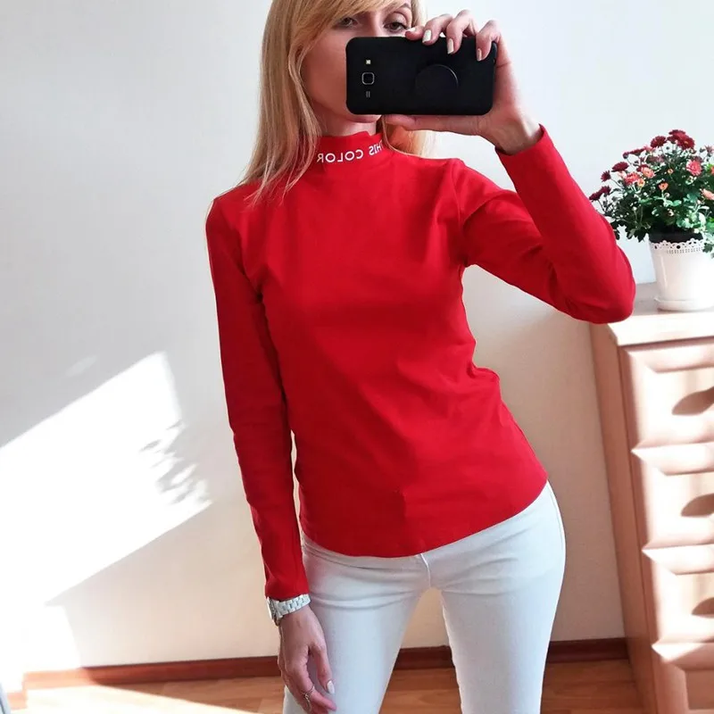 GIGOGOU Letter Printing Women Pullover Sweater S-3XL Cotton Soft Autumn Winter Tricot Tops Women Clothes Long Sleeve Pull Femme
GIGOGOU Letter Printing Women Pullover Sweater S-3XL Cotton Soft Autumn Winter Tricot Tops Women Clothes Long Sleeve Pull Femme
