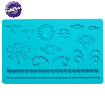 Wilton Damask Fondant and Gum Paste Silicone Mould, Cake Decorating Silicone Mold, Chocolate Vintage Elegant Lace Cake Mold
Wilton Damask Fondant and Gum Paste Silicone Mould, Cake Decorating Silicone Mold, Chocolate Vintage Elegant Lace Cake Mold