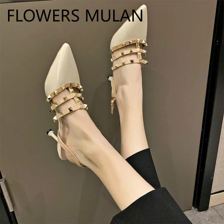 Luxury Brand Red Black White Pink Patent Leather Pointed Toe HIgh Heels Womens Shoes Rivets Buckle Bride Wedding Shoes Woman
Luxury Brand Red Black White Pink Patent Leather Pointed Toe HIgh Heels Womens Shoes Rivets Buckle Bride Wedding Shoes Woman