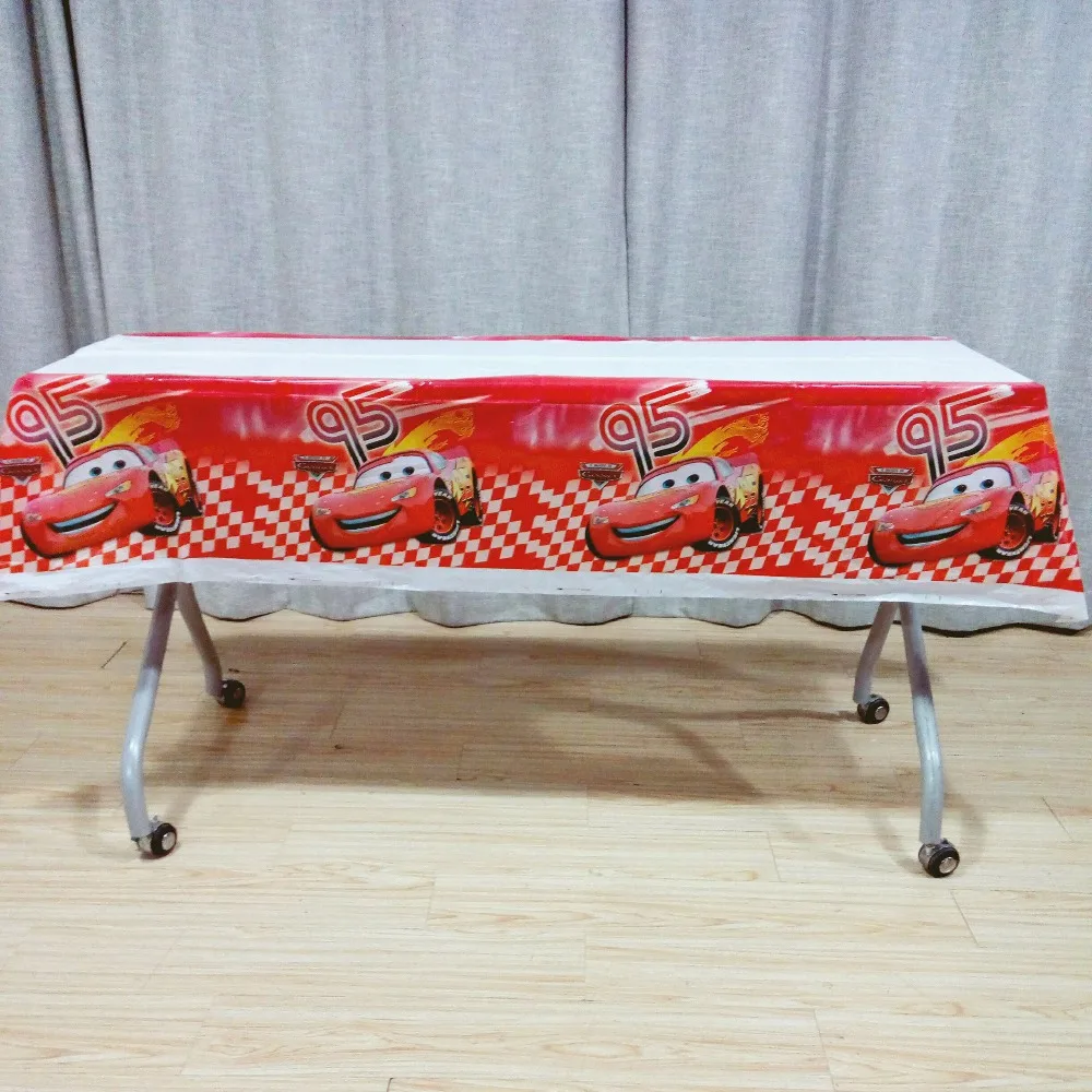 108cm*180cm Kids Lightning Mcqueen The First Party Supplies TableCloth Favor Kid Birthday Party Festival Decoration Party Set
108cm*180cm Kids Lightning Mcqueen The First Party Supplies TableCloth Favor Kid Birthday Party Festival Decoration Party Set
