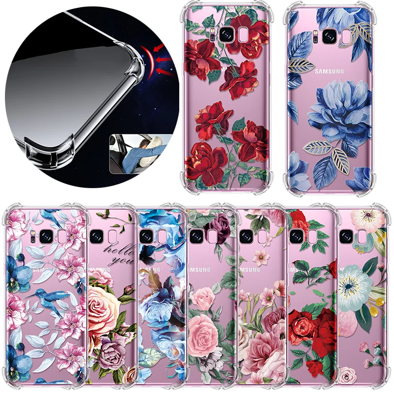 Luxury Flower Airbag Case For Samsung Galaxy S7 Edge S8 S9 S10 Plus Lite S10e A3 A5 A7 2016 2017 A9 A6 A8 Plus 2018 A6S TPU Capa
Luxury Flower Airbag Case For Samsung Galaxy S7 Edge S8 S9 S10 Plus Lite S10e A3 A5 A7 2016 2017 A9 A6 A8 Plus 2018 A6S TPU Capa