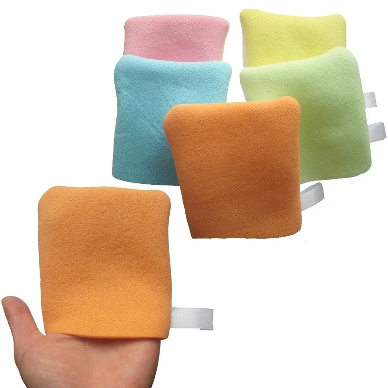 5 Colors Makeup Sponge 1PC Glove Shape Remover Cleaning Puff Face Care Cosmetics Tools Skin Deep Clean Powder Puffs L3 |