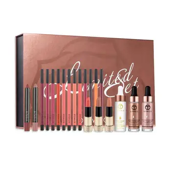 O.TWO.O 20 Pcs/Kit Makeup Set Foundation Eye Shadow Lipstick Pen Eyeliner Mascara Lip Gloss Ladies Makeup Kit Gift Girlfriend
O.TWO.O 20 Pcs/Kit Makeup Set Foundation Eye Shadow Lipstick Pen Eyeliner Mascara Lip Gloss Ladies Makeup Kit Gift Girlfriend