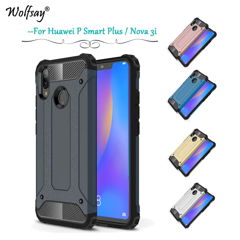 For Huawei P Smart Plus Case Shockproof Armor Rubber Hard PC Phone Case For Huawei P Smart Plus Back Cover Huawei Nova 3i Fundas
For Huawei P Smart Plus Case Shockproof Armor Rubber Hard PC Phone Case For Huawei P Smart Plus Back Cover Huawei Nova 3i Fundas