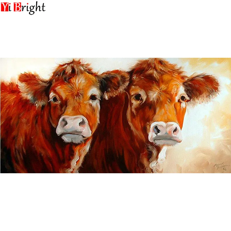 DIY 5d Diamond embroidery animals picture diamond art cross stitch painting rhinestones mosaic pattern diamond painting Cow XY1
DIY 5d Diamond embroidery animals picture diamond art cross stitch painting rhinestones mosaic pattern diamond painting Cow XY1