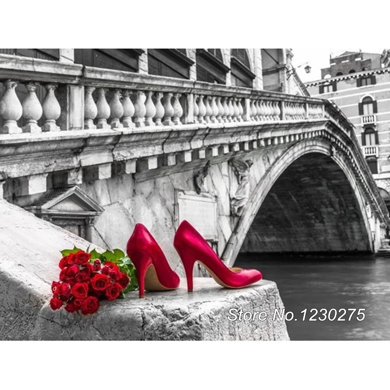 DIY Diamond Painting Cross Stitch 5D Full Square Mosaic Diamond Embroidery Home Decor Needlework Bridge rose scenery SD633
DIY Diamond Painting Cross Stitch 5D Full Square Mosaic Diamond Embroidery Home Decor Needlework Bridge rose scenery SD633