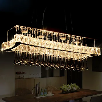 Modern Concise LED Luxury Rectangular Restaurant Pendant Light L70*W26*H24cm Intelligent 3 Color Temperature Led Light Source
Modern Concise LED Luxury Rectangular Restaurant Pendant Light L70*W26*H24cm Intelligent 3 Color Temperature Led Light Source