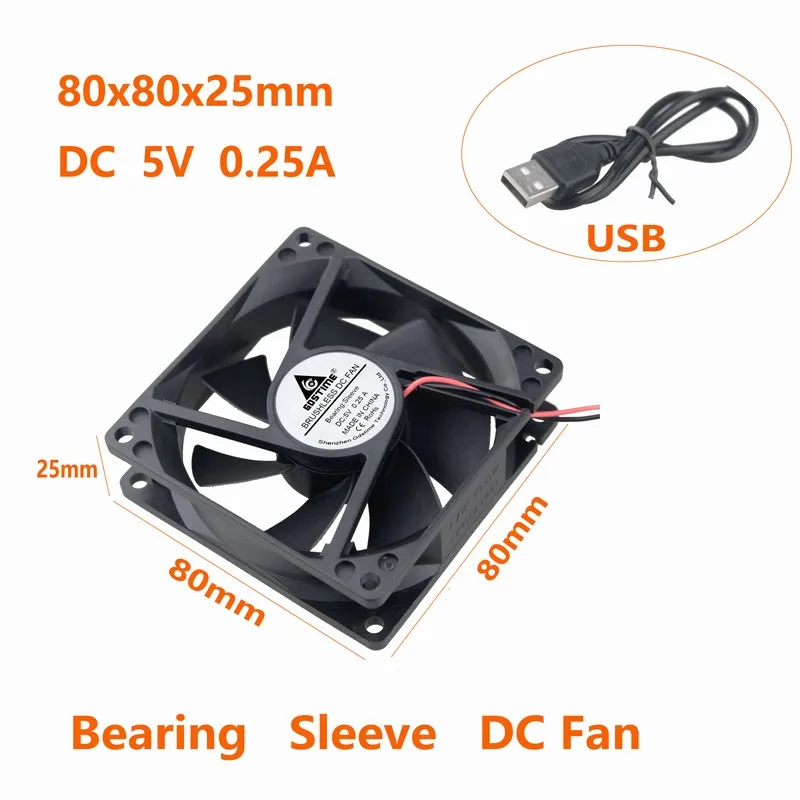 5 шт. Gdstime DC 5 в 80 мм x 25 мм Компьютерный Вентилятор USB источник питания 8 см кулер для охлаждения процессора ПК 80x80x25 мм тихий кулер 8025
5 шт. Gdstime DC 5 в 80 мм x 25 мм Компьютерный Вентилятор USB источник питания 8 см кулер для охлаждения процессора ПК 80x80x25 мм тихий кулер 8025