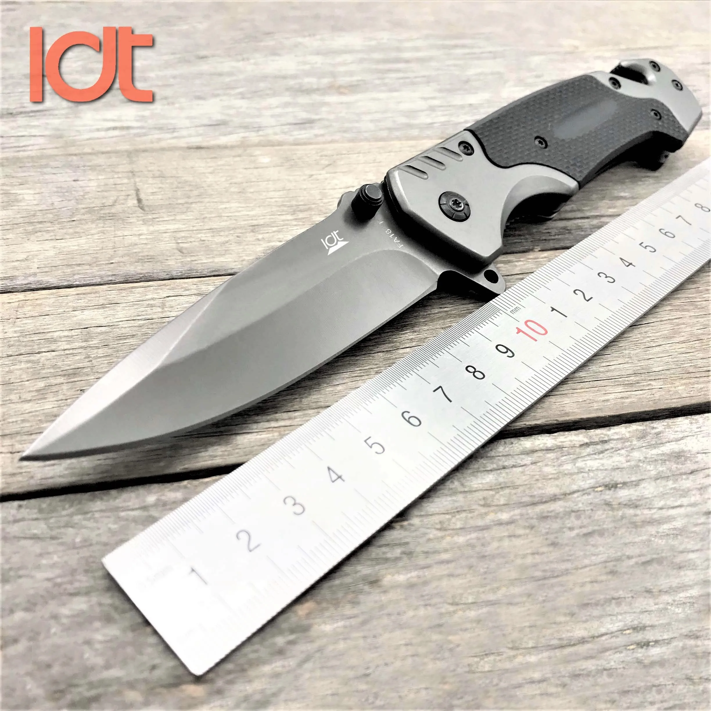 LDT FA18 Folding Knife 7CR18MOV Blade G10 Handle Military Camping Survival Knives Hunting Pocket Tactical Washer Knife EDC Tools
LDT FA18 Folding Knife 7CR18MOV Blade G10 Handle Military Camping Survival Knives Hunting Pocket Tactical Washer Knife EDC Tools