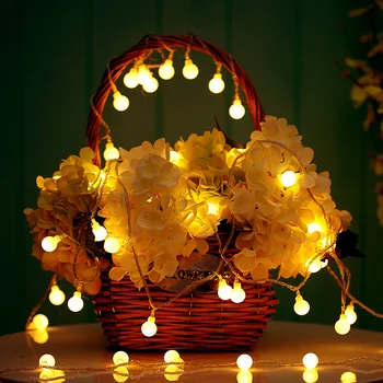 10M 33ft 100LEDs Ball String Lights Flash LED Fairy Garland 8 Mode For New Year Christmas Wedding Home Decoration EU PLUG 220V
10M 33ft 100LEDs Ball String Lights Flash LED Fairy Garland 8 Mode For New Year Christmas Wedding Home Decoration EU PLUG 220V