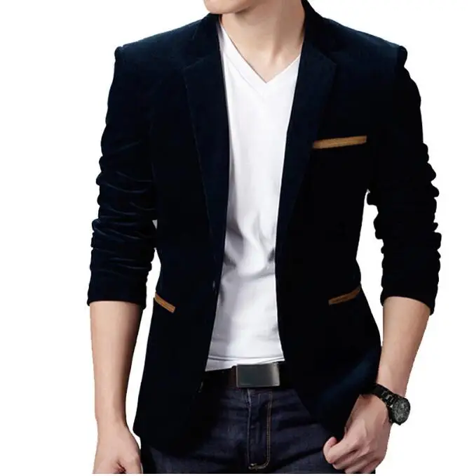 Men Fashion Brand Blazer British's Style casual Slim suit jacket male Blazers coat Terno Masculino Plus Size Corduroy jacket 4XL
Men Fashion Brand Blazer British's Style casual Slim suit jacket male Blazers coat Terno Masculino Plus Size Corduroy jacket 4XL