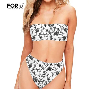 FORUDESGINS Women Swimwear Retro Floral Pattern Swimwear Push Up Swimming Suit for Women Summer Bathing Suit Ladies Bikini Set
FORUDESGINS Women Swimwear Retro Floral Pattern Swimwear Push Up Swimming Suit for Women Summer Bathing Suit Ladies Bikini Set