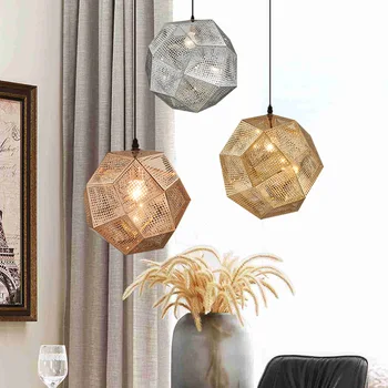 Modern Polyhedron Pendant Lamp Round Hanging Light Fixture Suspension Luminaire for Home Living Bed Dining Room Kitchen Bedroom
Modern Polyhedron Pendant Lamp Round Hanging Light Fixture Suspension Luminaire for Home Living Bed Dining Room Kitchen Bedroom
