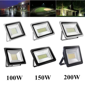 LED Flood Light 100W 150W 200W Floodlight IP65 Waterproof Refletor LED Lamp Spotlight For Christmas Square Wall Lighting 220V
LED Flood Light 100W 150W 200W Floodlight IP65 Waterproof Refletor LED Lamp Spotlight For Christmas Square Wall Lighting 220V
