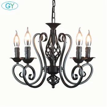 Industrial lustre chandelier wrought iron 3 5 6 light chandeliers vintage candlestick retro black white hanging lamp wholesale
Industrial lustre chandelier wrought iron 3 5 6 light chandeliers vintage candlestick retro black white hanging lamp wholesale