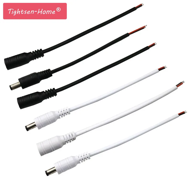 1M 20cm 15cm DC Power Connector Wire Male / Female Jack Adapter Power Supply Connector Cable 5.5x2.1 For 5050 LED Strip lighting
1M 20cm 15cm DC Power Connector Wire Male / Female Jack Adapter Power Supply Connector Cable 5.5x2.1 For 5050 LED Strip lighting