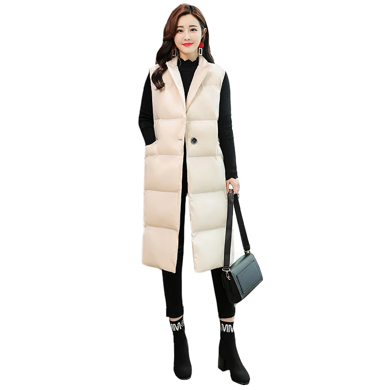 YaSuGuoJi new winter 2018 Women's vest thickened and loose knee sleeveless duvet, women's commuting long cotton jacket MJ2
YaSuGuoJi new winter 2018 Women's vest thickened and loose knee sleeveless duvet, women's commuting long cotton jacket MJ2