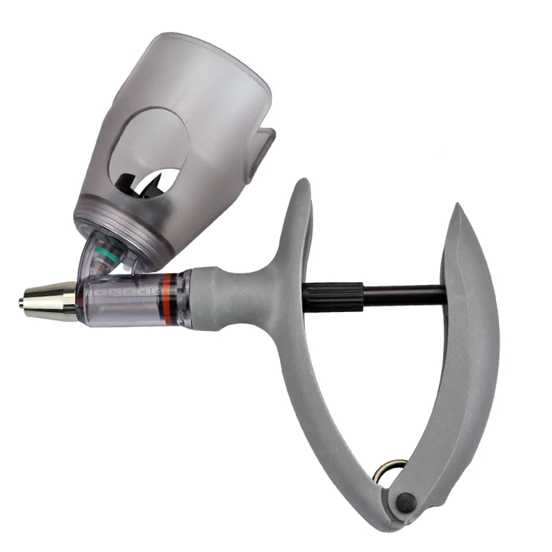 Animal Durable Syringe Adjustable Automatic self-filling vaccine injection tool for sheep cow dog and pig inject 2ML/5ML Y
Animal Durable Syringe Adjustable Automatic self-filling vaccine injection tool for sheep cow dog and pig inject 2ML/5ML Y