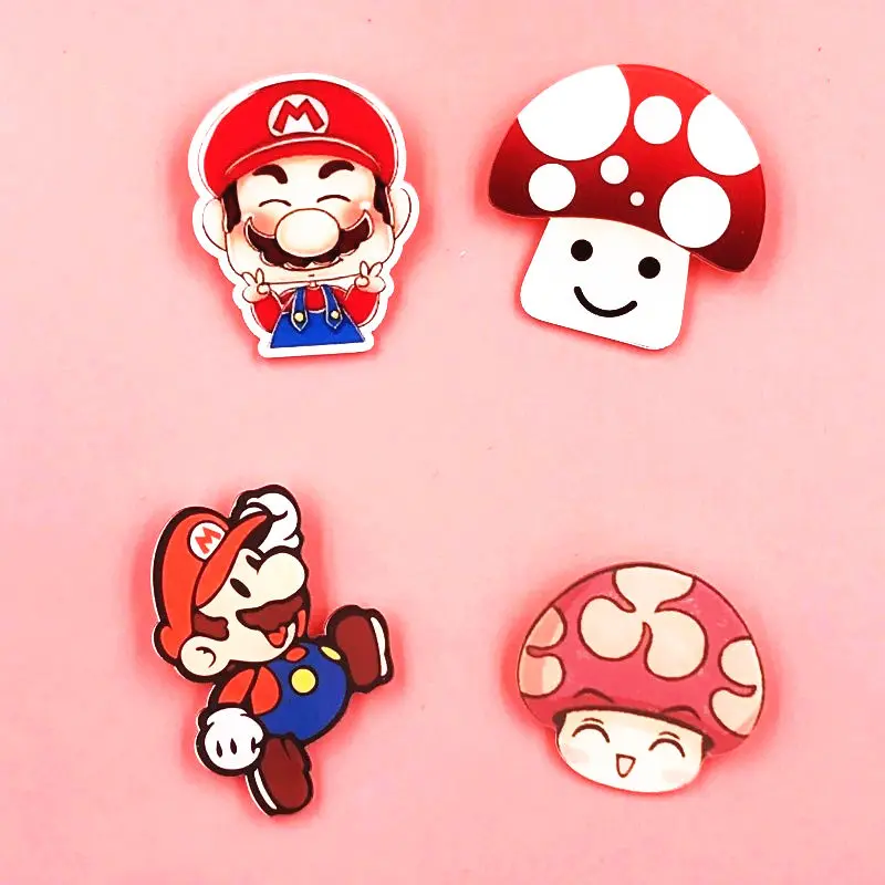 1Pcs Hot game super mario Mushroom Cartoon Icons Harajuku Brooch Acrylic Badges on The Backpack Pin Badge for Clothing hat
1Pcs Hot game super mario Mushroom Cartoon Icons Harajuku Brooch Acrylic Badges on The Backpack Pin Badge for Clothing hat