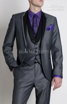 CUSTOM MADE TO MEASURE Grey MEN SUITS,BESPOKE WEDDING TUXEDOS FOR MEN,GROOM Best Man Wedding Groomsman Jacket + Pants+Vest+tie
CUSTOM MADE TO MEASURE Grey MEN SUITS,BESPOKE WEDDING TUXEDOS FOR MEN,GROOM Best Man Wedding Groomsman Jacket + Pants+Vest+tie