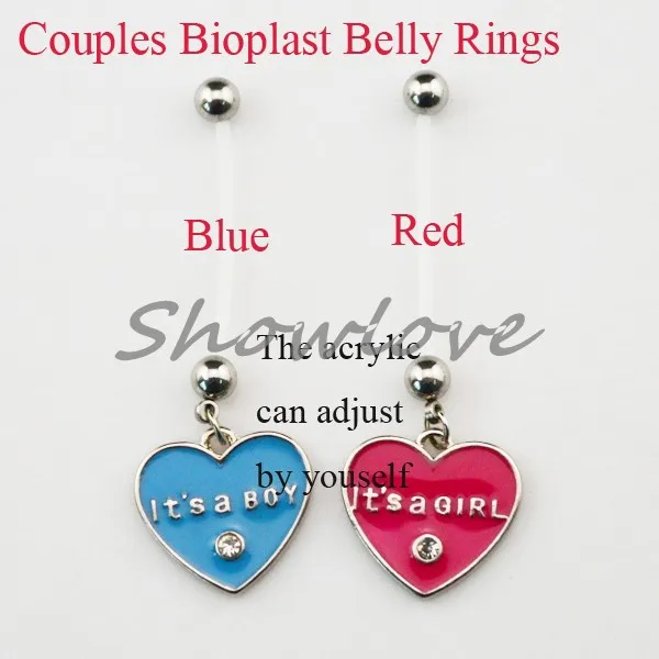Showlove 1pcs PTFE Flexible Pregnant Maternity Navel Belly Ring Piercing, Couples Belly Ring Heart Danging Jewelry
Showlove 1pcs PTFE Flexible Pregnant Maternity Navel Belly Ring Piercing, Couples Belly Ring Heart Danging Jewelry