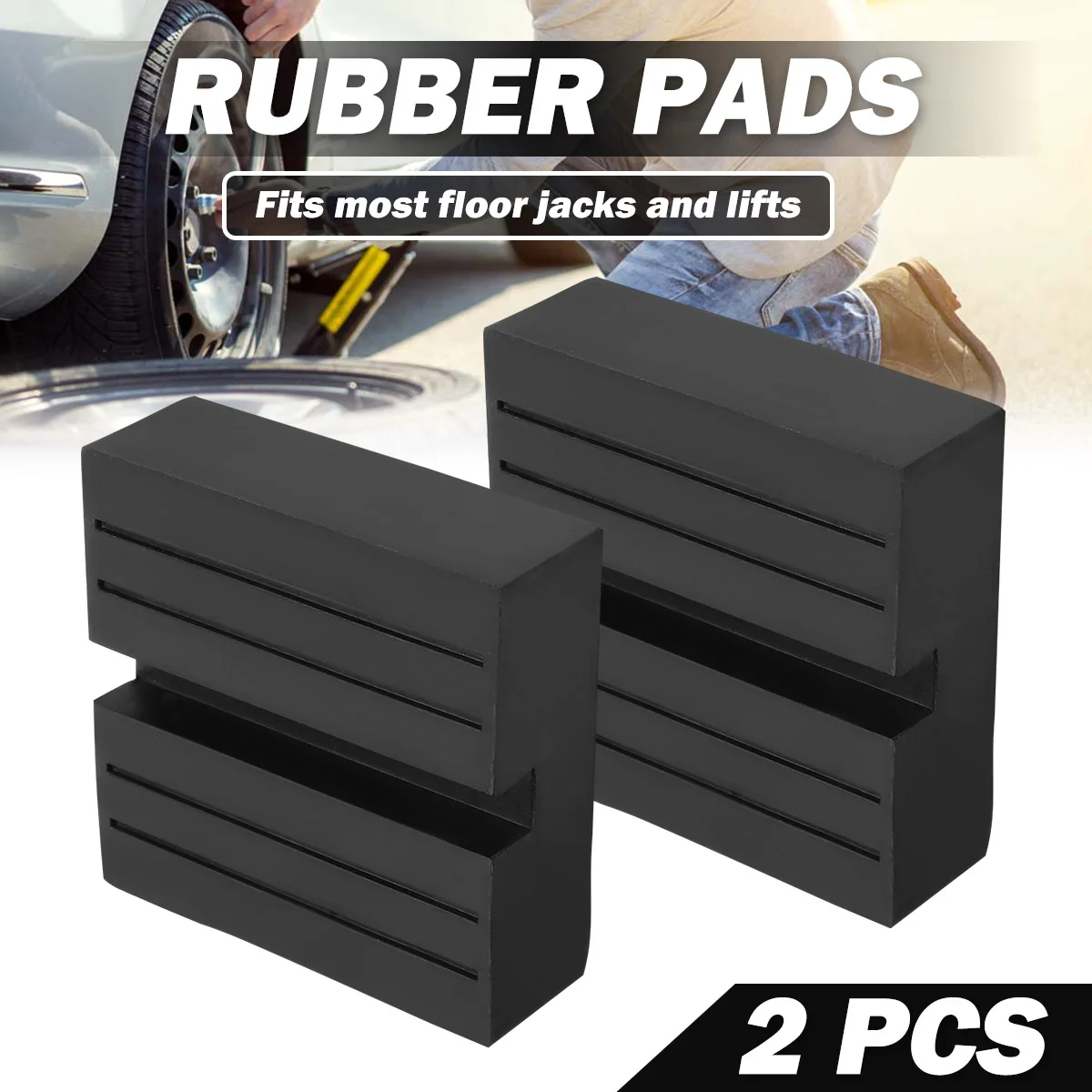 Black Universal Rubber Car Slotted Frame Rail Floor Jack Guard Adapter Lift Rubber Pads Durable Resistant Damage 7.5x7.5x2.5cm
Black Universal Rubber Car Slotted Frame Rail Floor Jack Guard Adapter Lift Rubber Pads Durable Resistant Damage 7.5x7.5x2.5cm