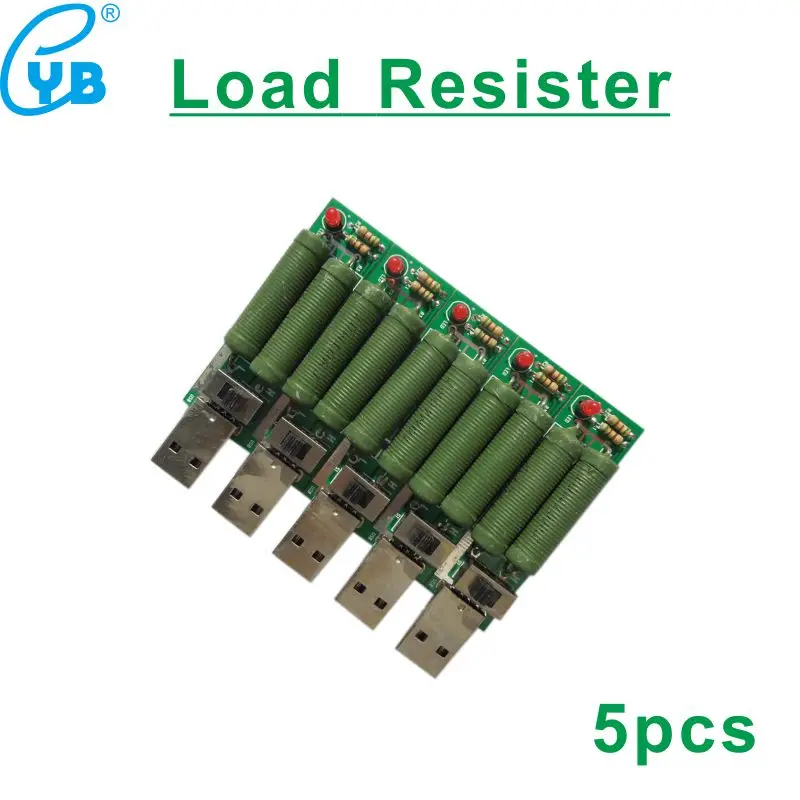 5pcs Load Resister 0.5A 1A 1.5A 2.5A USB Detector Capacity Tester Voltage Current Meter USB Tester Supply Voltage DC 5V Resister
5pcs Load Resister 0.5A 1A 1.5A 2.5A USB Detector Capacity Tester Voltage Current Meter USB Tester Supply Voltage DC 5V Resister
