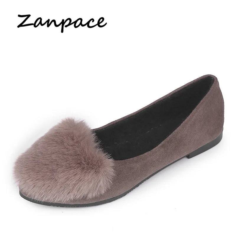 Autumn 2018 Women's Flats Warm Fur Slip On Retro Flat Comfortable Pointed Toe Casual Ballet Shoes Winter Women Shallow
Autumn 2018 Women's Flats Warm Fur Slip On Retro Flat Comfortable Pointed Toe Casual Ballet Shoes Winter Women Shallow