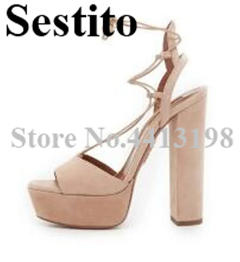 Fashion Solid Cross-tied Ankle Lace-up Platform Casual Sandals Summer Peep Toe High Hoof Heels Back Strap Sandals Women Shoes
Fashion Solid Cross-tied Ankle Lace-up Platform Casual Sandals Summer Peep Toe High Hoof Heels Back Strap Sandals Women Shoes