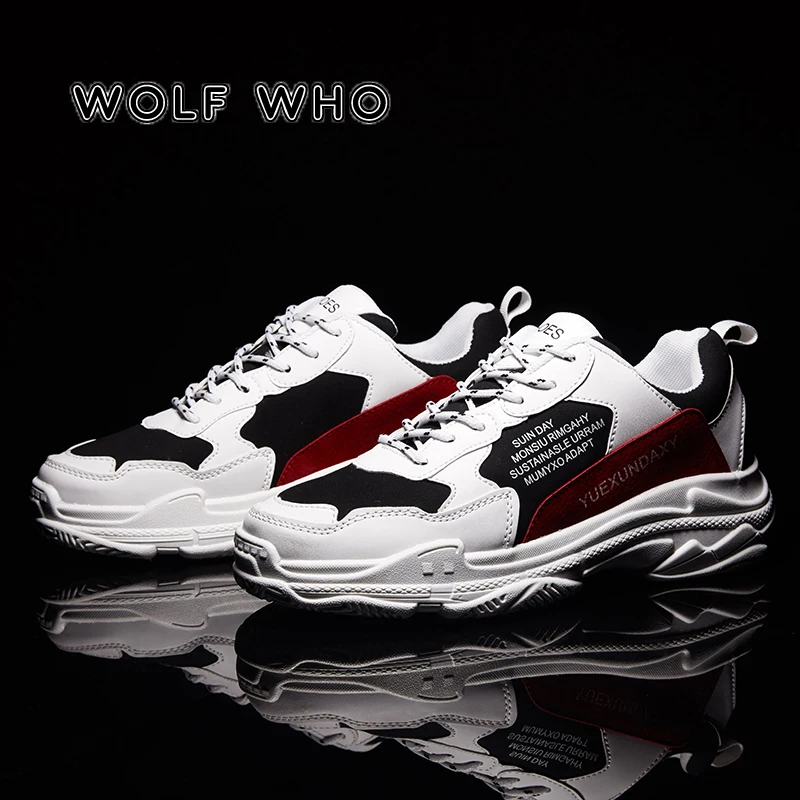 WOLF WHO 2019 Men Sneakers Trend Thick Sole Dad Shoes Male Lace up Patchwork Multi Height Increasing Handsome Man Sneakers A-012
WOLF WHO 2019 Men Sneakers Trend Thick Sole Dad Shoes Male Lace up Patchwork Multi Height Increasing Handsome Man Sneakers A-012