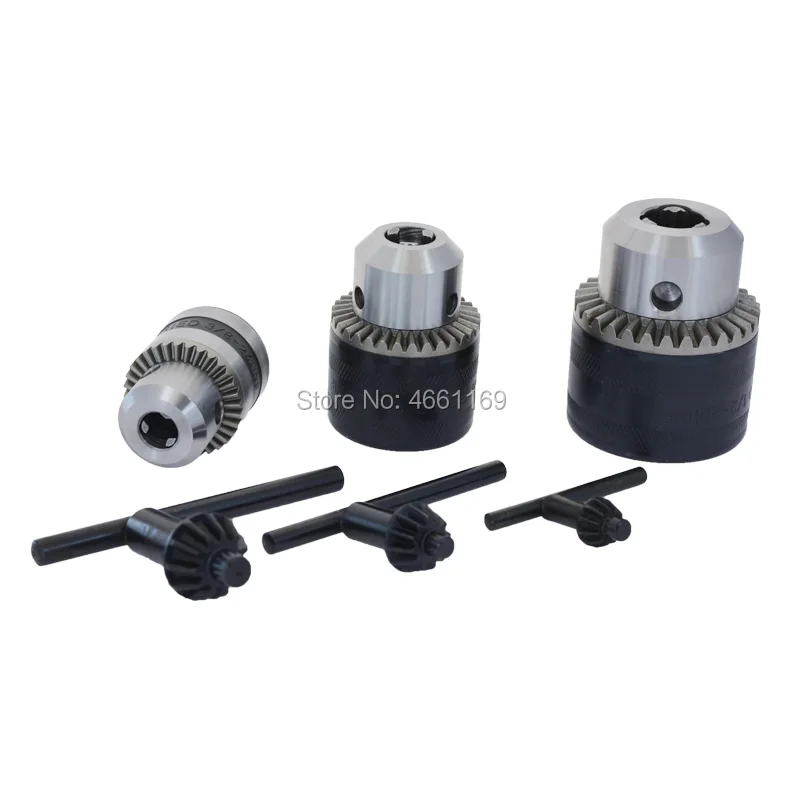 Metal Stabilized Keyed Drill Chuck 1 / 2-20 UNF 3 / 8-24UNF Threaded Hole Self-locking Drill Chuck Drill Chuck Converter
Metal Stabilized Keyed Drill Chuck 1 / 2-20 UNF 3 / 8-24UNF Threaded Hole Self-locking Drill Chuck Drill Chuck Converter