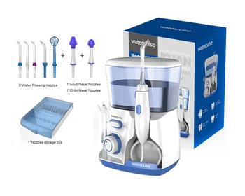 Blue 800ml 20-120PSI Dental Irrigator Power water Floss, 10 levels Oral Irrigator Hygiene Water Flosser with nozzles
Blue 800ml 20-120PSI Dental Irrigator Power water Floss, 10 levels Oral Irrigator Hygiene Water Flosser with nozzles