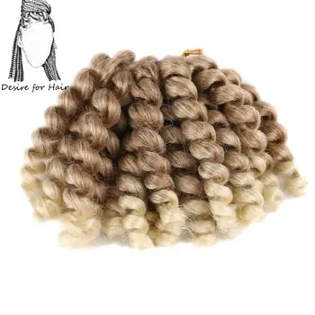 Desire for hair 10packs 8inch 80g 20strands crochet jumpy wand curl bounce twist braids hair ombre 27/613#
Desire for hair 10packs 8inch 80g 20strands crochet jumpy wand curl bounce twist braids hair ombre 27/613#