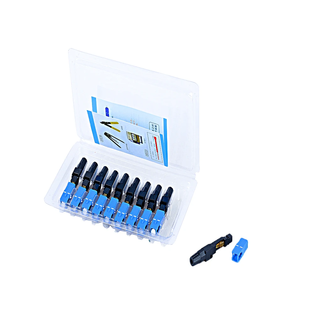 10pcs/pack Durable Useful Optic Fiber Quick Cold Connector FTTH SC Single Mode UPC Connector
10pcs/pack Durable Useful Optic Fiber Quick Cold Connector FTTH SC Single Mode UPC Connector