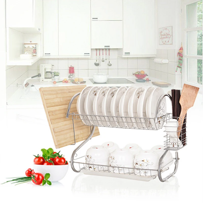 2 Tiers Dish Drying Rack Home Stainless Steel Washing Holder Basket Kitchen Sink Dish Drainer Drying Rack Organizer Dropship
2 Tiers Dish Drying Rack Home Stainless Steel Washing Holder Basket Kitchen Sink Dish Drainer Drying Rack Organizer Dropship