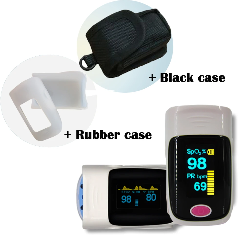Bag&Rubber case Plus**Color Fingertip pulsioximetro oxymetre ossimetro pulse oximeter SPO2 PR oximetro monitor 6 Display Modes
Bag&Rubber case Plus**Color Fingertip pulsioximetro oxymetre ossimetro pulse oximeter SPO2 PR oximetro monitor 6 Display Modes