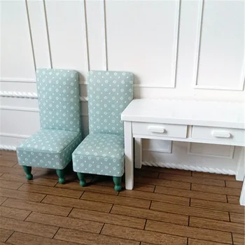 1pcs 1:6 Miniature chair for 30cm dolls dollhouse Furniture toy kawaii doll accessories mini blue chair for children girls gifts
1pcs 1:6 Miniature chair for 30cm dolls dollhouse Furniture toy kawaii doll accessories mini blue chair for children girls gifts