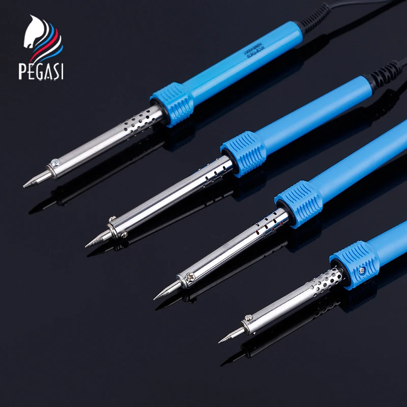 PEGASI 30W/40W/60W 110V/220V External Heating Electric Soldering Iron Pen With EU US Plug For Electronics Work Power Tool
PEGASI 30W/40W/60W 110V/220V External Heating Electric Soldering Iron Pen With EU US Plug For Electronics Work Power Tool