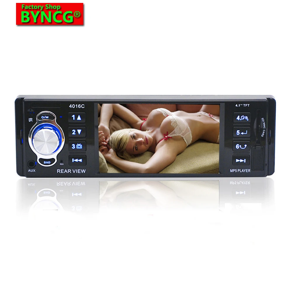 Car Radio BYNCG 4016C Hot Sale 1 Din Car MP5 Player 4.1" HD Display Car Audio Video autoradio MP5 Player with FM USB SD AUX
Car Radio BYNCG 4016C Hot Sale 1 Din Car MP5 Player 4.1" HD Display Car Audio Video autoradio MP5 Player with FM USB SD AUX