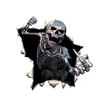 Car Sticker Personalized Decals Middle Finger 3D Death Skull Rush Out Vinyl Waterproof Car Styling
Car Sticker Personalized Decals Middle Finger 3D Death Skull Rush Out Vinyl Waterproof Car Styling