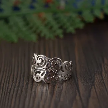 Xiangyun Flower Ring Emperor Gold Silver S925 Pure Silver Silver Antique Style The Female Tradition Of Paragraph 
Xiangyun Flower Ring Emperor Gold Silver S925 Pure Silver Silver Antique Style The Female Tradition Of Paragraph