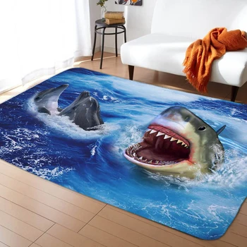 Modern Carpets Soft Flannel 3D Animal Printed Area Rugs Parlor Jaws Mat Rugs Anti-slip Large Rug Carpet for Living Room Decor
Modern Carpets Soft Flannel 3D Animal Printed Area Rugs Parlor Jaws Mat Rugs Anti-slip Large Rug Carpet for Living Room Decor